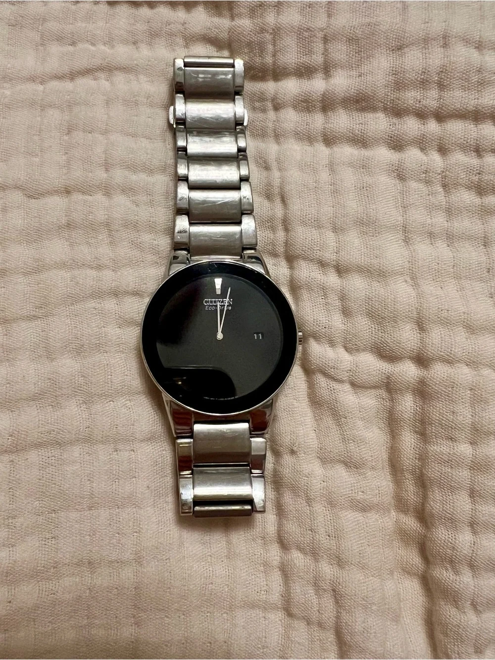 Citizen Axiom Eco-Drive silver watch